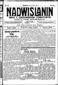 Nadwiślanin. Gazeta Ziemi Chełmińskiej, 1929.07.09 R. 11 nr 55