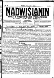 Nadwiślanin. Gazeta Ziemi Chełmińskiej, 1929.07.11 R. 11 nr 56