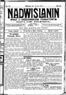 Nadwiślanin. Gazeta Ziemi Chełmińskiej, 1929.07.30 R. 11 nr 64