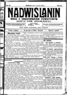 Nadwiślanin. Gazeta Ziemi Chełmińskiej, 1929.08.01 R. 11 nr 65