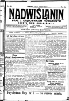Nadwiślanin. Gazeta Ziemi Chełmińskiej, 1929.09.05 R. 11 nr 80