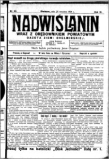 Nadwiślanin. Gazeta Ziemi Chełmińskiej, 1929.09.28 R. 11 nr 90