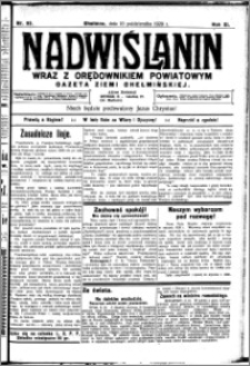 Nadwiślanin. Gazeta Ziemi Chełmińskiej, 1929.10.10 R. 11 nr 95