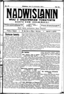 Nadwiślanin. Gazeta Ziemi Chełmińskiej, 1929.10.15 R. 11 nr 97