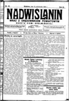 Nadwiślanin. Gazeta Ziemi Chełmińskiej, 1929.10.19 R. 11 nr 99