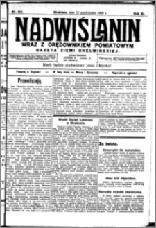 Nadwiślanin. Gazeta Ziemi Chełmińskiej, 1929.10.22 R. 11 nr 100