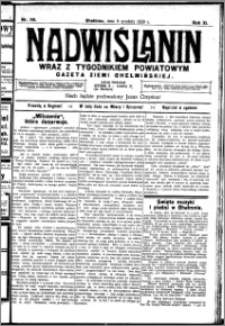 Nadwiślanin. Gazeta Ziemi Chełmińskiej, 1929.12.05 R. 11 nr 119