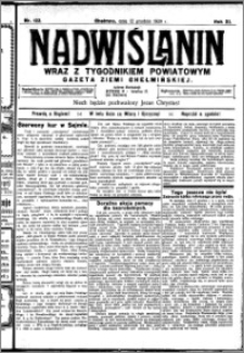 Nadwiślanin. Gazeta Ziemi Chełmińskiej, 1929.12.12 R. 11 nr 122