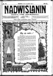 Nadwiślanin. Gazeta Ziemi Chełmińskiej, 1929.12.24 R. 11 nr 127