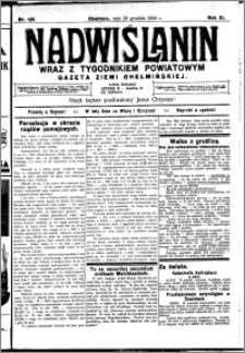 Nadwiślanin. Gazeta Ziemi Chełmińskiej, 1929.12.28 R. 11 nr 128