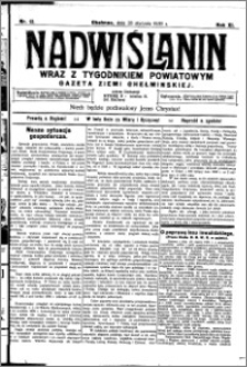 Nadwiślanin. Gazeta Ziemi Chełmińskiej, 1930.01.28 R. 12 nr 12