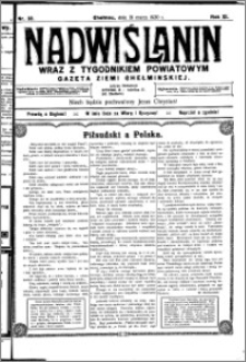 Nadwiślanin. Gazeta Ziemi Chełmińskiej, 1930.03.19 R. 12 nr 33