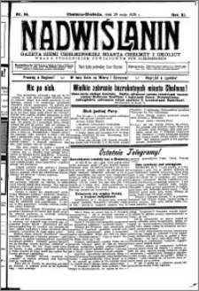 Nadwiślanin. Gazeta Ziemi Chełmińskiej, 1930.05.29 R. 12 nr 64