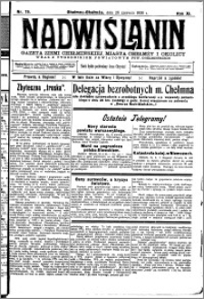 Nadwiślanin. Gazeta Ziemi Chełmińskiej, 1930.06.26 R. 12 nr 75