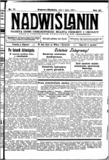 Nadwiślanin. Gazeta Ziemi Chełmińskiej, 1930.07.01 R. 12 nr 77