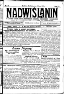 Nadwiślanin. Gazeta Ziemi Chełmińskiej, 1930.07.06 R. 12 nr 79
