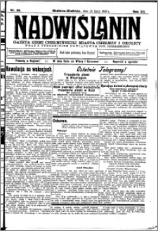 Nadwiślanin. Gazeta Ziemi Chełmińskiej, 1930.07.31 R. 12 nr 90