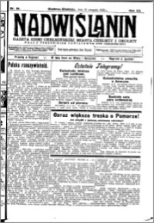 Nadwiślanin. Gazeta Ziemi Chełmińskiej, 1930.08.10 R. 12 nr 94