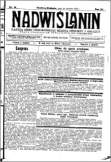 Nadwiślanin. Gazeta Ziemi Chełmińskiej, 1930.08.19 R. 12 nr 98