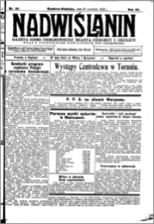 Nadwiślanin. Gazeta Ziemi Chełmińskiej, 1930.09.16 R. 12 nr 110