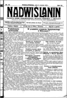 Nadwiślanin. Gazeta Ziemi Chełmińskiej, 1930.09.21 R. 12 nr 112