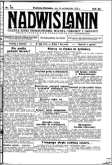 Nadwiślanin. Gazeta Ziemi Chełmińskiej, 1930.10.14 R. 12 nr 122