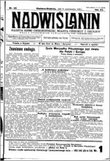 Nadwiślanin. Gazeta Ziemi Chełmińskiej, 1930.10.21 R. 12 nr 125