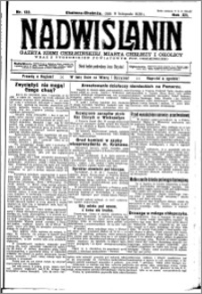 Nadwiślanin. Gazeta Ziemi Chełmińskiej, 1930.11.09 R. 12 nr 133