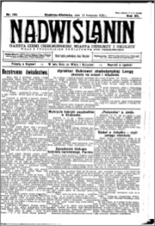 Nadwiślanin. Gazeta Ziemi Chełmińskiej, 1930.11.13 R. 12 nr 135