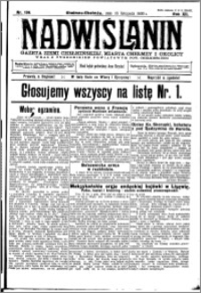 Nadwiślanin. Gazeta Ziemi Chełmińskiej, 1930.11.16 R. 12 nr 136