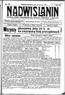 Nadwiślanin. Gazeta Ziemi Chełmińskiej, 1930.11.20 R. 12 nr 138