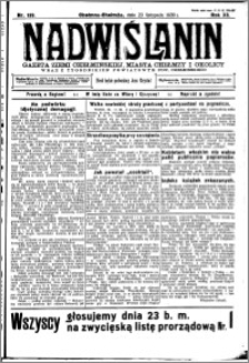 Nadwiślanin. Gazeta Ziemi Chełmińskiej, 1930.11.23 R. 12 nr 139