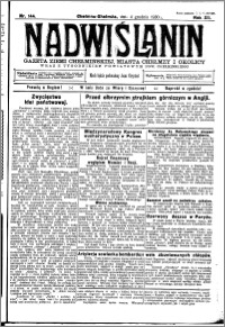 Nadwiślanin. Gazeta Ziemi Chełmińskiej, 1930.12.04 R. 12 nr 144