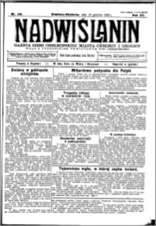 Nadwiślanin. Gazeta Ziemi Chełmińskiej, 1930.12.10 R. 12 nr 146