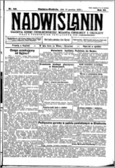 Nadwiślanin. Gazeta Ziemi Chełmińskiej, 1930.12.14 R. 12 nr 148