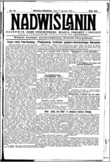 Nadwiślanin. Gazeta Ziemi Chełmińskiej, 1931.01.17 R. 13 nr 13