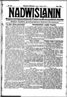 Nadwiślanin. Gazeta Ziemi Chełmińskiej, 1931.02.05 R. 13 nr 28