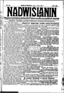 Nadwiślanin. Gazeta Ziemi Chełmińskiej, 1931.02.07 R. 13 nr 30