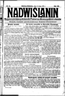 Nadwiślanin. Gazeta Ziemi Chełmińskiej, 1931.02.12 R. 13 nr 34