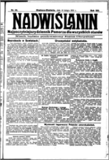 Nadwiślanin. Gazeta Ziemi Chełmińskiej, 1931.02.14 R. 13 nr 36