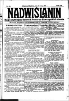 Nadwiślanin. Gazeta Ziemi Chełmińskiej, 1931.02.18 R. 13 nr 39