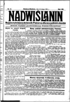 Nadwiślanin. Gazeta Ziemi Chełmińskiej, 1931.02.20 R. 13 nr 41