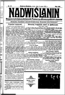 Nadwiślanin. Gazeta Ziemi Chełmińskiej, 1931.03.11 R. 13 nr 57