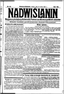 Nadwiślanin. Gazeta Ziemi Chełmińskiej, 1931.03.14 R. 13 nr 60