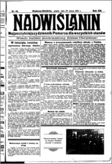 Nadwiślanin. Gazeta Ziemi Chełmińskiej, 1931.03.20 R. 13 nr 65