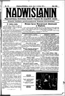 Nadwiślanin. Gazeta Ziemi Chełmińskiej, 1931.04.04 R. 13 nr 78