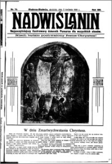 Nadwiślanin. Gazeta Ziemi Chełmińskiej, 1931.04.05 R. 13 nr 79