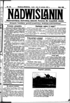 Nadwiślanin. Gazeta Ziemi Chełmińskiej, 1931.04.15 R. 13 nr 86