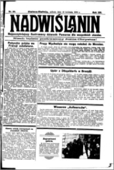 Nadwiślanin. Gazeta Ziemi Chełmińskiej, 1931.04.18 R. 13 nr 89