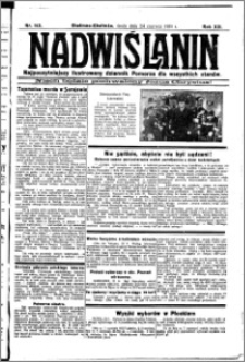 Nadwiślanin. Gazeta Ziemi Chełmińskiej, 1931.06.24 R. 13 nr 143